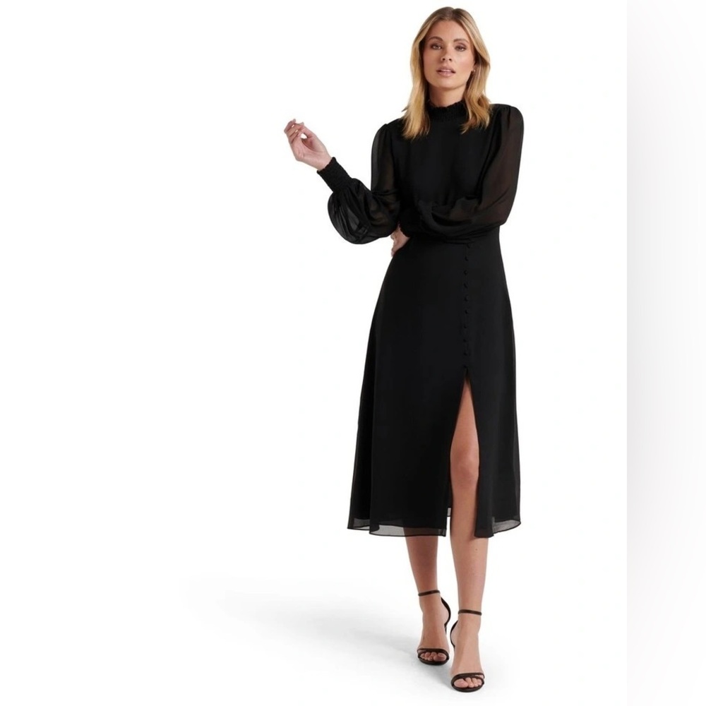NEW Ever New Sasha High Neck Midi Dress